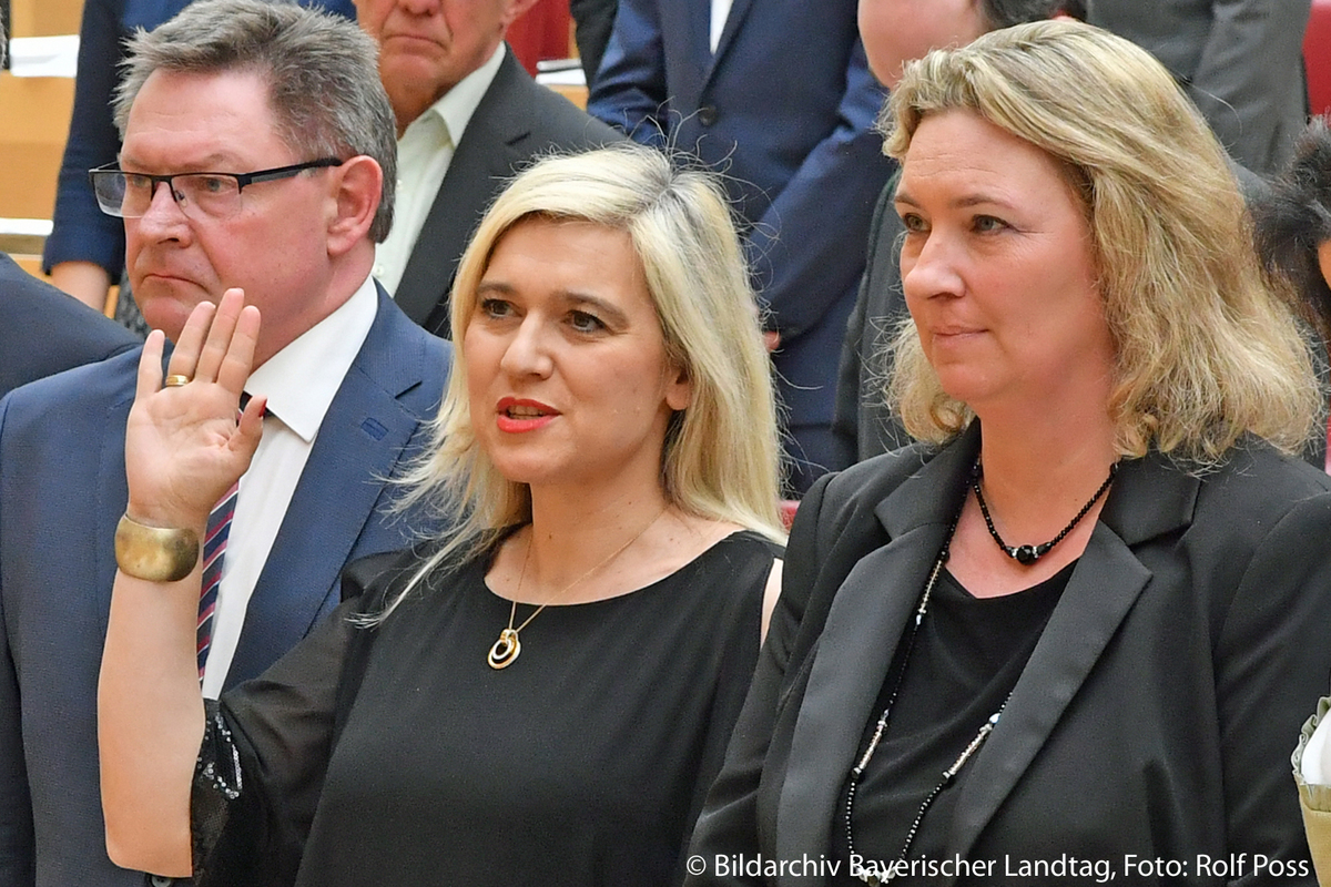 Vereidigung als Bayerische Staatsministerin fr Gesundheit und Pflege am 21.03.2018